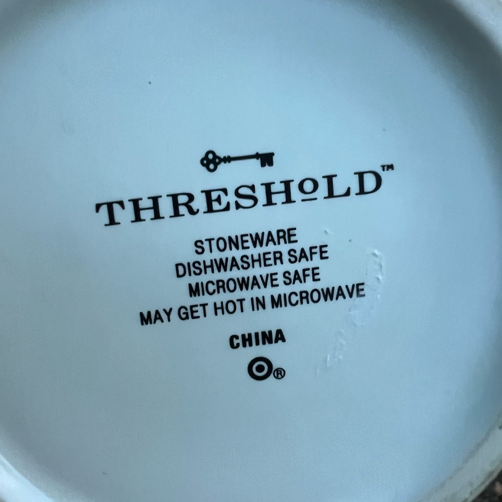 Threshold Bier Merry Stoneware Stein Mugs Gold Metallic - Picture 3 of 5
